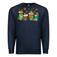 Navy sloth coffee cups Premium Sweatshirt - Jasminsmagicworld