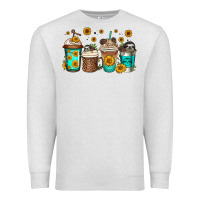 Oatmeal Heather sloth coffee cups Premium Sweatshirt - Jasminsmagicworld