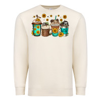 Sandshell sloth coffee cups Premium Sweatshirt - Jasminsmagicworld