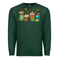 Sports Green sloth coffee cups Premium Sweatshirt - Jasminsmagicworld