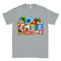 Heather Grey travel coffee cups Classic Tee - Zillion Design Studio