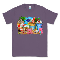 Lavender travel coffee cups Classic Tee - Zillion Design Studio