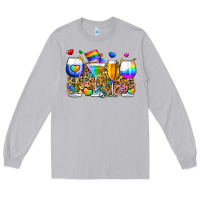 Moon Dust pride wine cups Long Sleeve Tee - Zillion Design Studio
