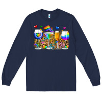 Navy pride wine cups Long Sleeve Tee - Zillion Design Studio