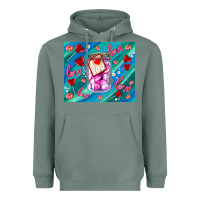 Sage sugar with love Heavyweight Hoodie - AdoDesignShop