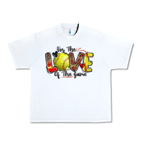 White for the love of the game softball Urban Heavy Tee - Zillion Design Studio