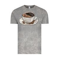 Cloud Rock coffee  americano Vintage Tee - BarkalooDesign