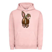 Pigment Salmon American Football Easter Bunny Urban Hoodie - BundleAndBundleShop