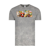 Cloud Rock farm animals coffee cups Vintage Tee - texasbilliewilder
