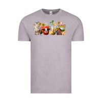 Vintage Zinc farm animals coffee cups Vintage Tee - texasbilliewilder
