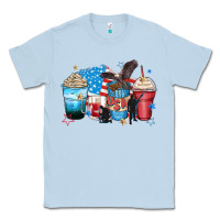 Dusty Blue usa coffee cups Classic Tee - Zillion Design Studio