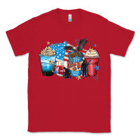 Red usa coffee cups Classic Tee - Zillion Design Studio