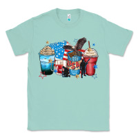 Seafoam usa coffee cups Classic Tee - Zillion Design Studio