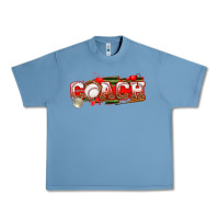 Pebble Blue baseball coach Urban Heavy Tee - texasbilliewilder
