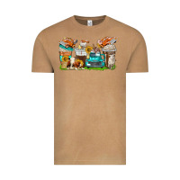 Vintage Camel farm truck coffee cups Vintage Tee - texasbilliewilder