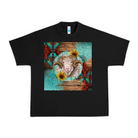 Black western merino Urban Heavy Tee - BarkalooDesign