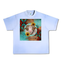 Grape Ice western merino Urban Heavy Tee - BarkalooDesign