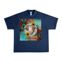 Navy western merino Urban Heavy Tee - BarkalooDesign