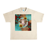 Sandshell western merino Urban Heavy Tee - BarkalooDesign