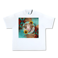 White western merino Urban Heavy Tee - BarkalooDesign
