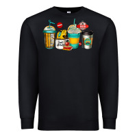 Black school bus driver coffee cups Premium Sweatshirt - Jasminsmagicworld