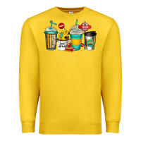 Lemon school bus driver coffee cups Premium Sweatshirt - Jasminsmagicworld