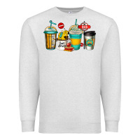 Oatmeal Heather school bus driver coffee cups Premium Sweatshirt - Jasminsmagicworld