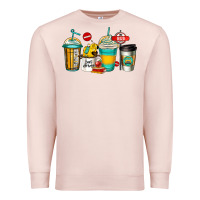 Pale Pink school bus driver coffee cups Premium Sweatshirt - Jasminsmagicworld