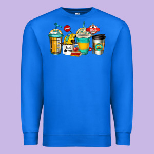 School Bus Driver Coffee Cups Premium Sweatshirt Designed By Jasminsmagicworld