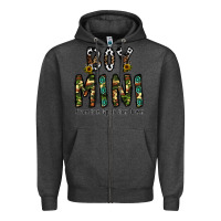 Charcoal Heather boy mini from son up to son down Zipper Hoodie - CowhideDigitalArt