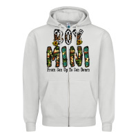 Dove Grey boy mini from son up to son down Zipper Hoodie - CowhideDigitalArt