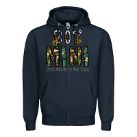 Navy boy mini from son up to son down Zipper Hoodie - CowhideDigitalArt