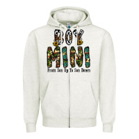 Oatmeal Heather boy mini from son up to son down Zipper Hoodie - CowhideDigitalArt