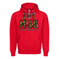 Red boy mini from son up to son down Zipper Hoodie - CowhideDigitalArt
