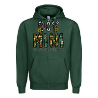 Sports Green boy mini from son up to son down Zipper Hoodie - CowhideDigitalArt