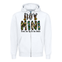 White boy mini from son up to son down Zipper Hoodie - CowhideDigitalArt
