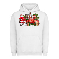 Pigment Lunar Rock Santa Snowman Reindeer Penguin Elf Christmas Truck Urban Hoodie - BundleAndBundleShop