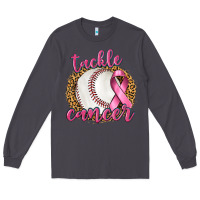 Smoke Tackle Cancer Baseball Long Sleeve Tee - texasbilliewilder