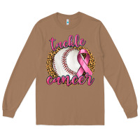 Toasted Coconut Tackle Cancer Baseball Long Sleeve Tee - texasbilliewilder