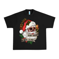 Black Kinda merry kinda scary Urban Heavy Tee - RanaPortraitStore