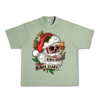 Oil Green Kinda merry kinda scary Urban Heavy Tee - RanaPortraitStore