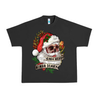 Pigment Black Kinda merry kinda scary Urban Heavy Tee - RanaPortraitStore