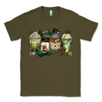 Army Green veteran coffee cups Classic Tee - Zillion Design Studio