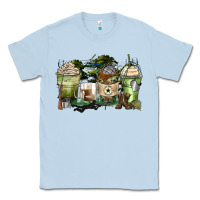 Dusty Blue veteran coffee cups Classic Tee - Zillion Design Studio