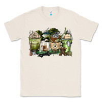 Natural veteran coffee cups Classic Tee - Zillion Design Studio