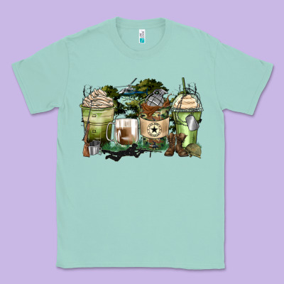 Veteran Coffee Cups Classic Tee Designed By Zillion Design Studio