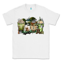 White veteran coffee cups Classic Tee - Zillion Design Studio
