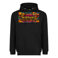 Black national hispanic heritage month license plate Heavyweight Hoodie - BundleAndBundleShop