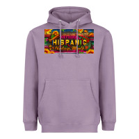Lavender national hispanic heritage month license plate Heavyweight Hoodie - BundleAndBundleShop