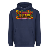Navy national hispanic heritage month license plate Heavyweight Hoodie - BundleAndBundleShop